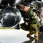 Starting March 22, 2024, CT-155 Hawks were flown from 4 Wing Cold Lake, Alberta and 15 Wing Moose Jaw, Saskatchewan to the Collingwood, Ontario airport following their service as fighter lead-in training aircraft. The jets will now serve as new maintenance trainers at the Canadian Forces School of Aerospace Technology and Engineering, 16 Wing Borden, Ontario where they will replace the venerable CT-114 Tutor. 