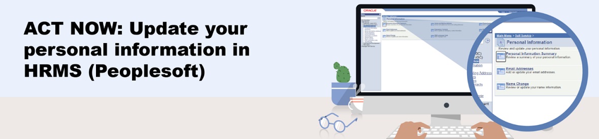 Update your personal information in HRMS 