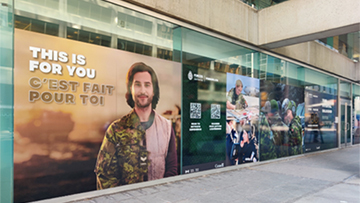 “See the Canadian Armed Forces like never before” “See the Canadian Armed Forces like never before”