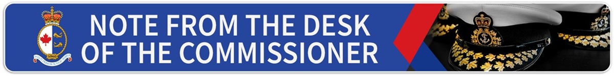 Note from the Desk of the Commissioner