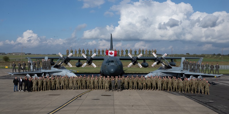 Group photo of the ATF during Exercise COBRA WARRIOR 25-2