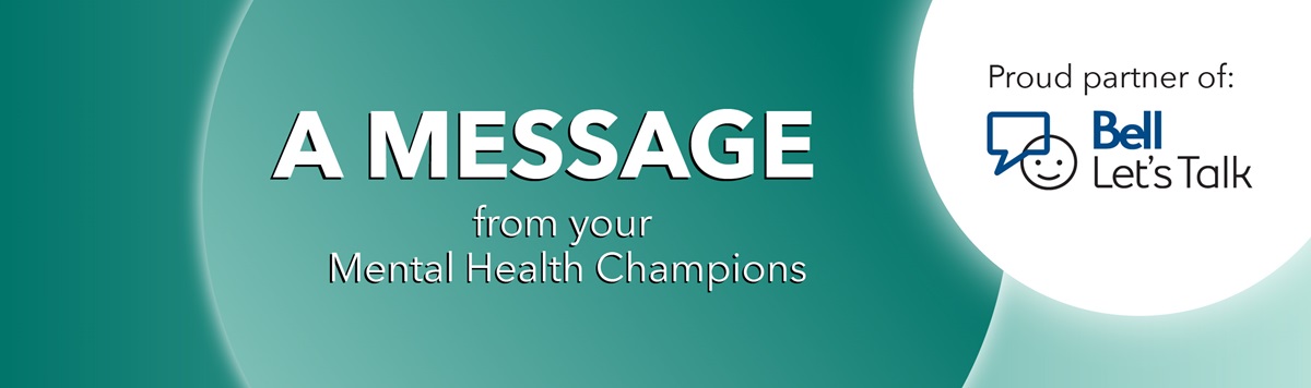 A message from the Defence Team Mental Health Champions