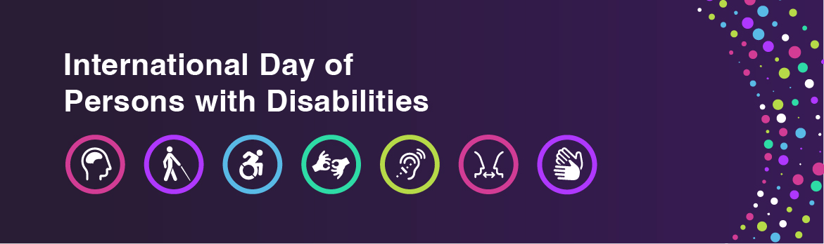 International Day of Persons with Disabilities banner