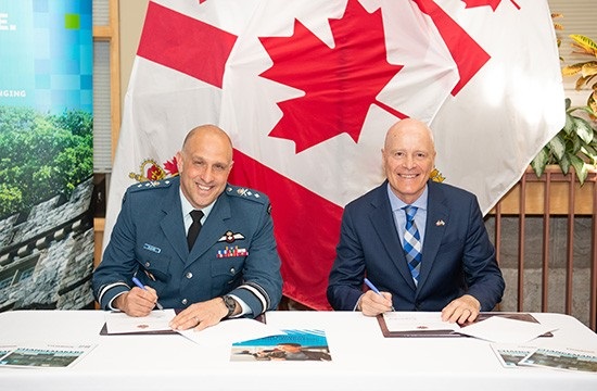 Major-General Jeannot Boucher and Dr. Philip Steenkamp