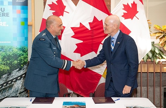 Major-General Jeannot Boucher and Dr. Philip Steenkamp
