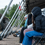 Maj Lenchuk (2 RCHA) narrating the target acquisition process during the demonstration. Credit: Cpl Comisso