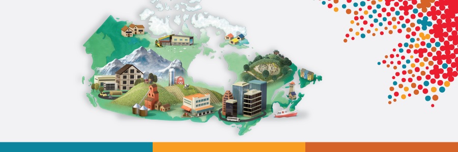 2026 Census map of Canada highlighting unique provincial attributes.