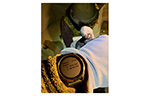 A GPS watch displays coordinates north of 80 degrees latitude during operations in the High Arctic.