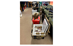Portable blood storage systems, medical equipment, and patient transport capabilities are arranged inside a remote Arctic medical facility.