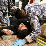 Multinational service members participate in mass casualty medical training held aboard HMCS Ottawa during RIMPAC 2026 June 30, 2026.
Photo by Emily Casavant Commander, U.S. 3rd Fleet