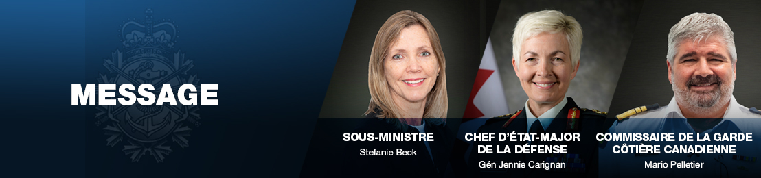 Message da SM/de la CEMD/et du Commissaire de la GCC