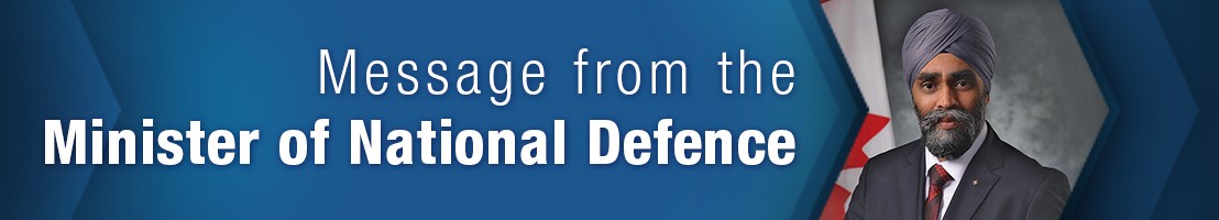 Message from the Minister of National Defence