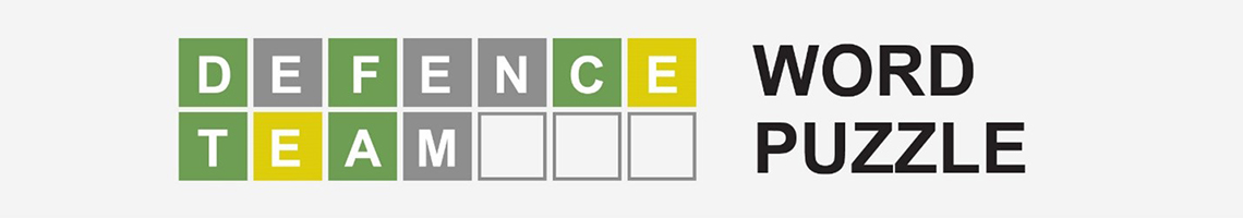 Defence Team Word Puzzle