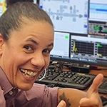 Ad Astra nerds! Captain Erin Edwards after her first mentored shift during real time International Space Station Ops in Flight Control Room 1 (FCR1) at Mission Control in Houston. This day marked the first time she sent a transmission to the ISS as call sign Houston at the CAPCOM console on the Space to Ground frequencies. This shift was very busy as the crews worked through complex procedures to outfit their space craft for un-docking. Photo provided by Captain Edwards.