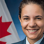 First day of space school! Captain Erin Edwards’ official NASA portrait prior to attending the NASA Space Flight Academy, the first step to her CAPCOM training. Photo DND