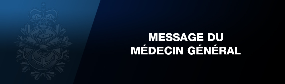 Message du Médecin Général