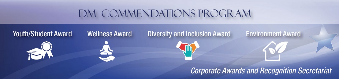 DM commendations National Defence