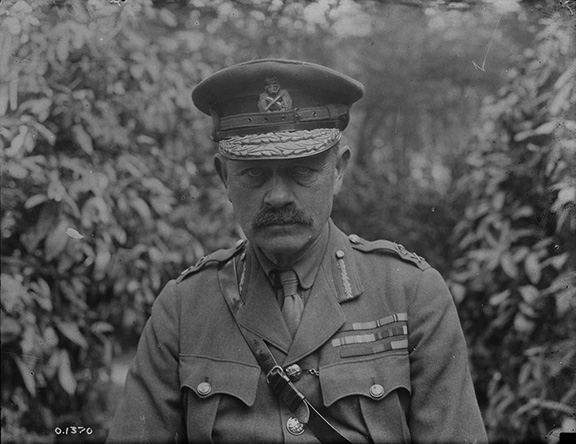 Sir Julian Byng, General officer commanding the Canadian Corps, June 1916-June 1917. Location unknown. May, 1917.<br> Credit: Canada. Department of National Defence/Library and Archives Canada; (MIKAN no. 3213526)