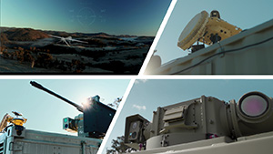A collage of different types of counter-drone equipment.