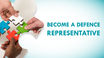 Become a Defence Representative