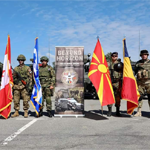 MP participated in Ex BEYOND HORIZON in Novo 
Selo, Bulgaria. This company-level exercise saw the 
integration of Canadian MP into multinational MP Platoons while undergoing various scenarios aligned with 
MP doctrinal functions.