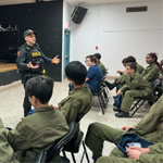 In January, MP had the opportunity to meet with 
Cadets for an enriching awareness night to discuss 
harassment, cyberbullying, and the responsible use of 
social media. The cadets had the opportunity to discuss 

these issues and the impact on their mental health and 
wellness with the MP. 