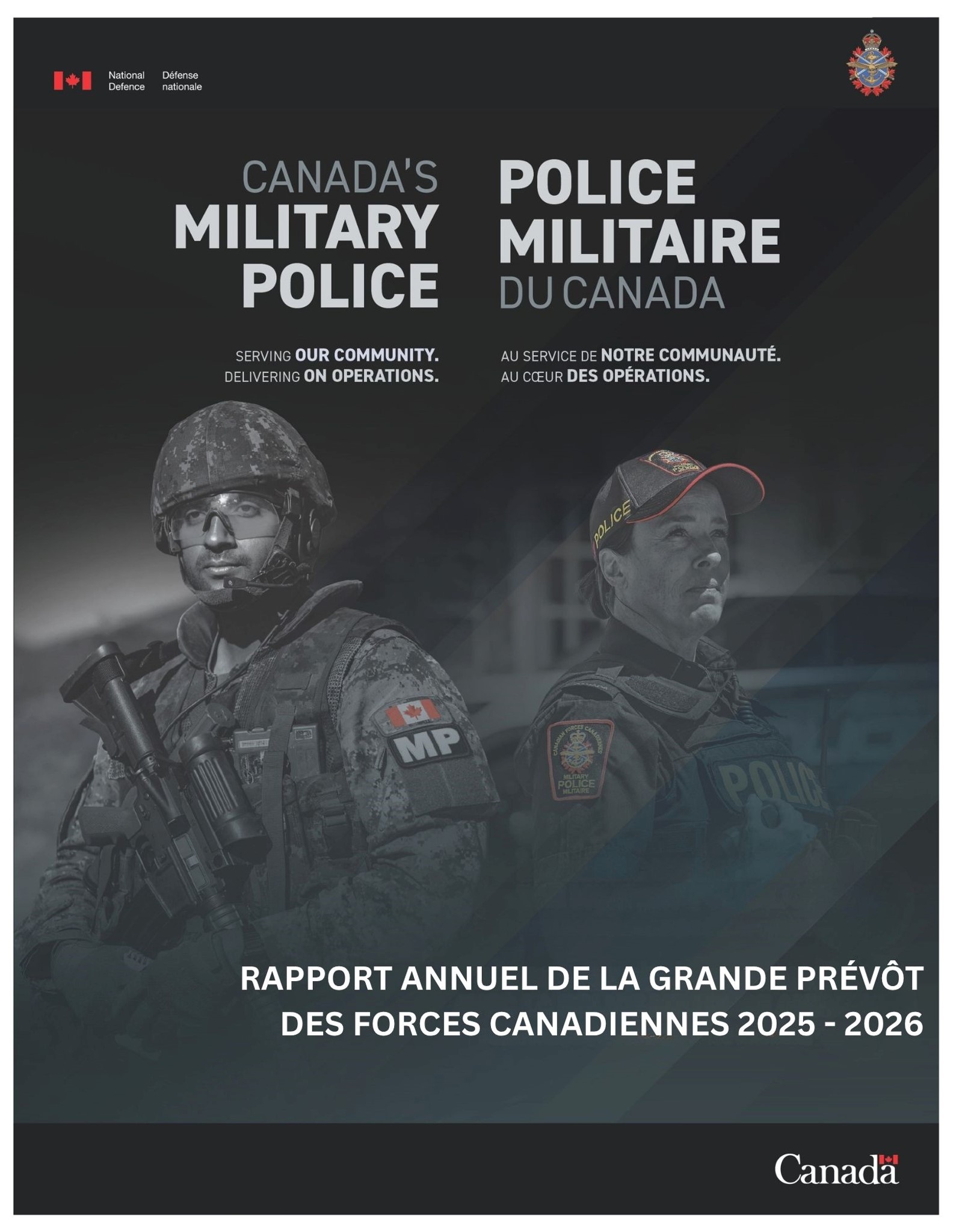 Police militaire du canada - annual report 2025-2026