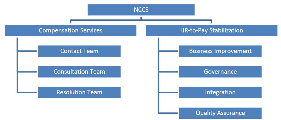 Figure 2: Organizational Structure of NCCS.