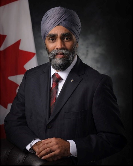 The Honorable Harjit S. Sajjan, PC, OMM, MSM, CD, MP - Minister of National Defence