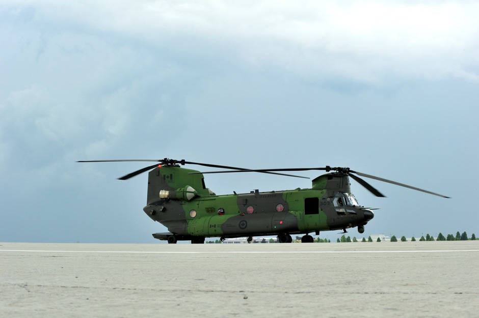 June 27, 2013 - The Government of Canada welcomed the delivery of the Canadian Armed Forces' first new CH-147F Chinook helicopter in Canada at a ceremony in Ottawa.
