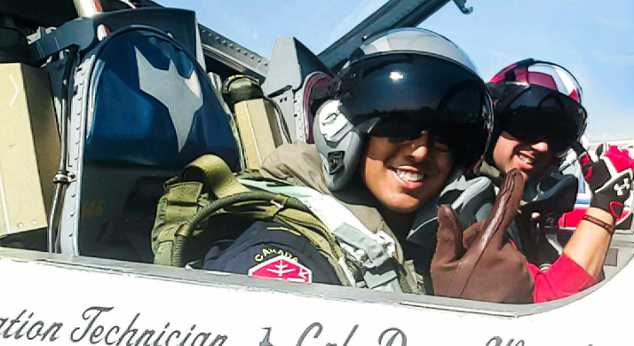 Récit des FAC | Ce cadet de l’Air est devenu technicien en systèmes aéronautiques pour les Snowbirds