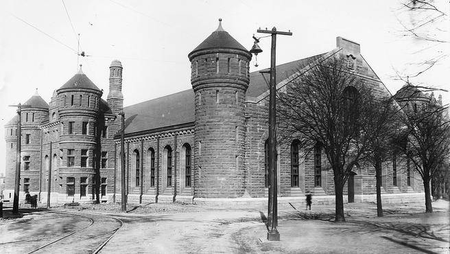 The North Park Armoury, built from 1895 to 1899