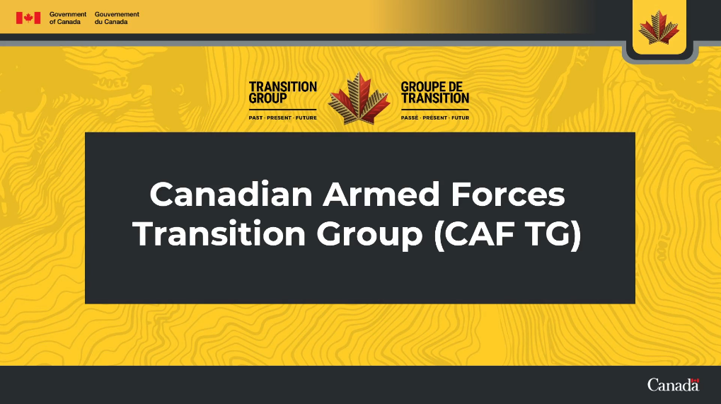 The Canadian Armed Forces Transition Group