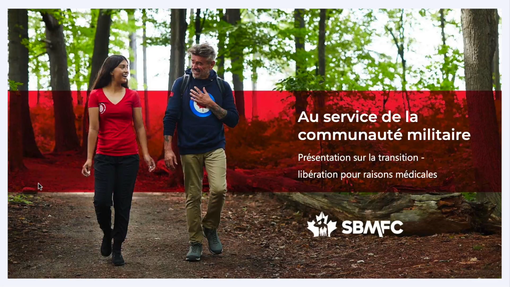 Services de bien-être et moral des Forces canadiennes (SBMFC) - Médical