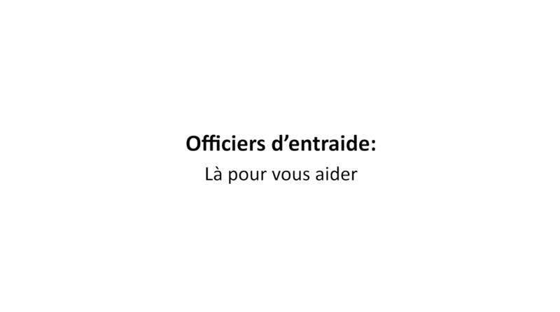 Les officiers d’entraide de direction de la Légion