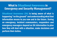 What is Situational Awareness in Emergency and Security Management?