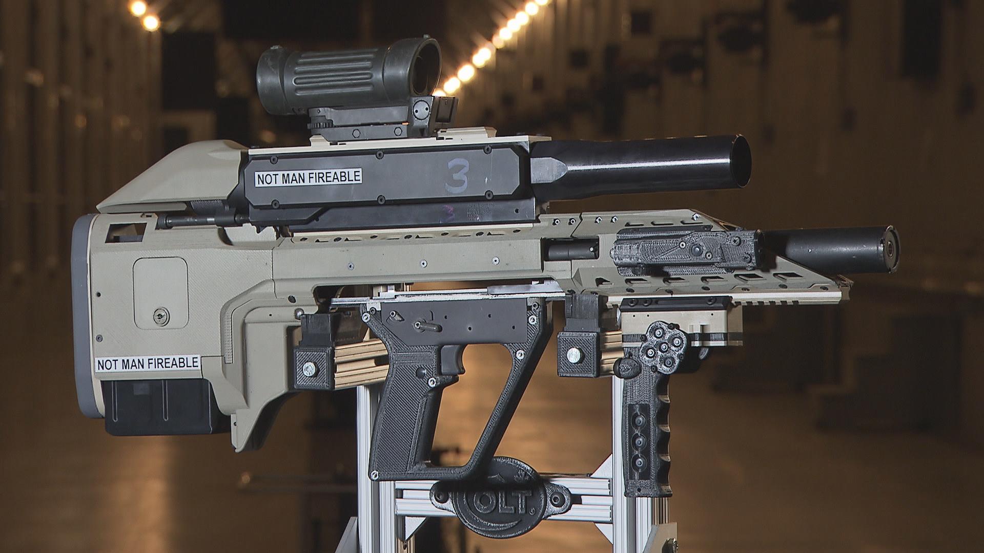 The most recent rifle prototype from 2014.