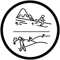 Icon of Tourism and Recreation Areas