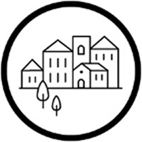 Icône de Chalets et zones résidentielles