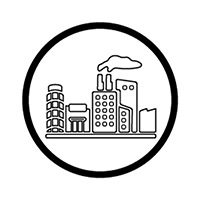 Icon of Commercial and Industrial Areas