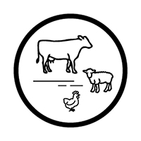 Icon of Livestock Farming and Ranching