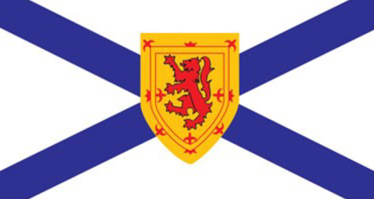 Le drapeau de la Nouvelle-Écosse