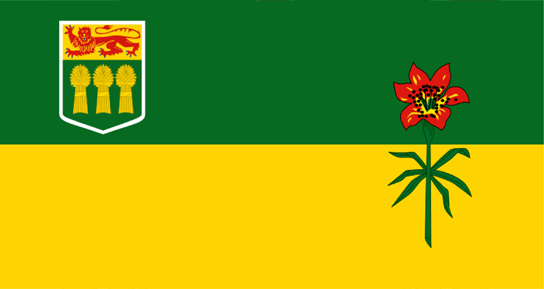 Le drapeau de la Saskatchewan