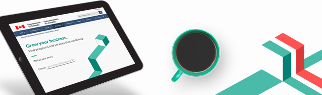 Tablet, coffee, application