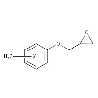 This substance can exist as isomers. The SMILES for these isomers include Cc1ccc(OCC2CO2)cc1 and Cc1ccccc1OCC1CO1