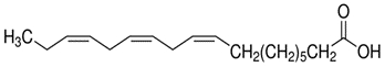 Representative chemical structure of ALA, with SMILES notation: CCC=CCC=CCC=CCCCCCCCC(=O)O
