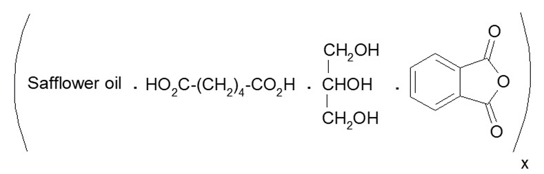Safflower oil.OC(=O)CCCCC(=O)O.OCC(O)CO.O=C1OC(=O)C2=CC=CC=C12 polymer