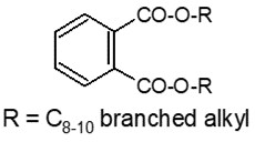 O=C(OR)C=1C=CC=CC1C(=O)OR where R = [C8-10 branched alkyl]