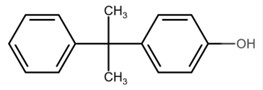 2D chemical structure of CAS RN 599-64-4 Smiles notation CC(C)(c1ccccc1)c2ccc(O)cc2