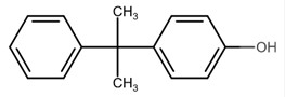 2D chemical structure of CAS RN 599-64-4 Smiles notation CC(C)(c1ccccc1)c2ccc(O)cc2